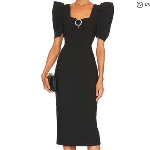 Likely Black Midi Dress